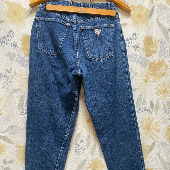 GUESS Vintage 80s Jeans  High Rise tapered leg - Picture 1 of 7